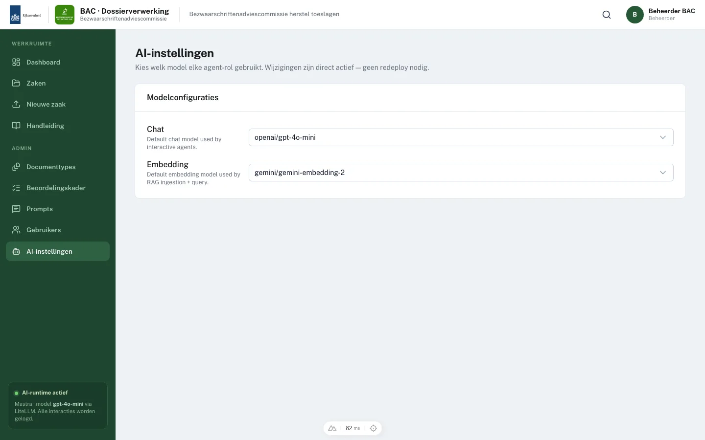 AI agents accelerate legal dossier preparation for government recovery operation — screenshot 4