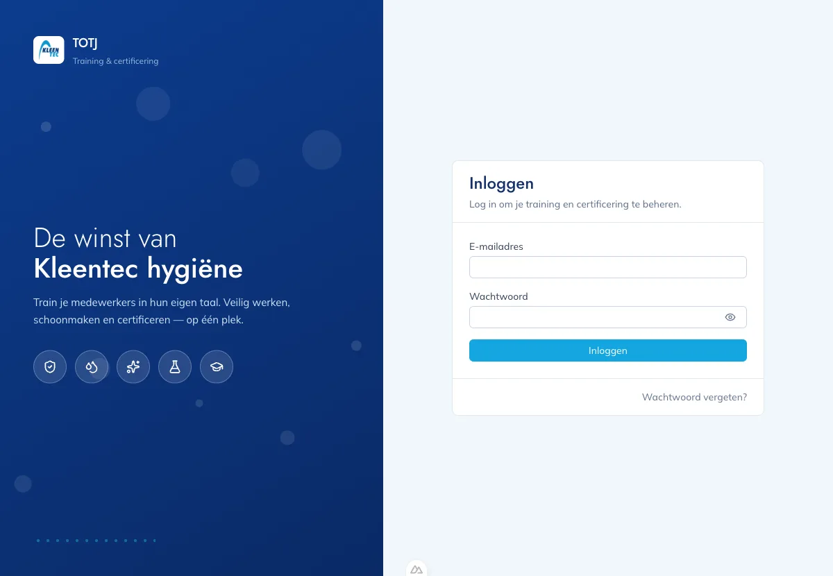 Digitising safety training for a multilingual industrial workforce — screenshot 1
