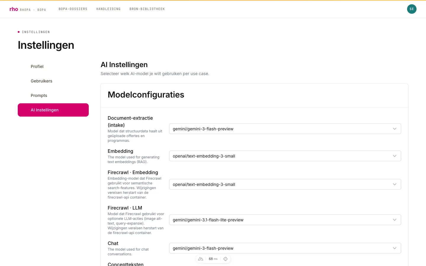 Automating spatial planning dossiers with a custom AI workspace — screenshot 3