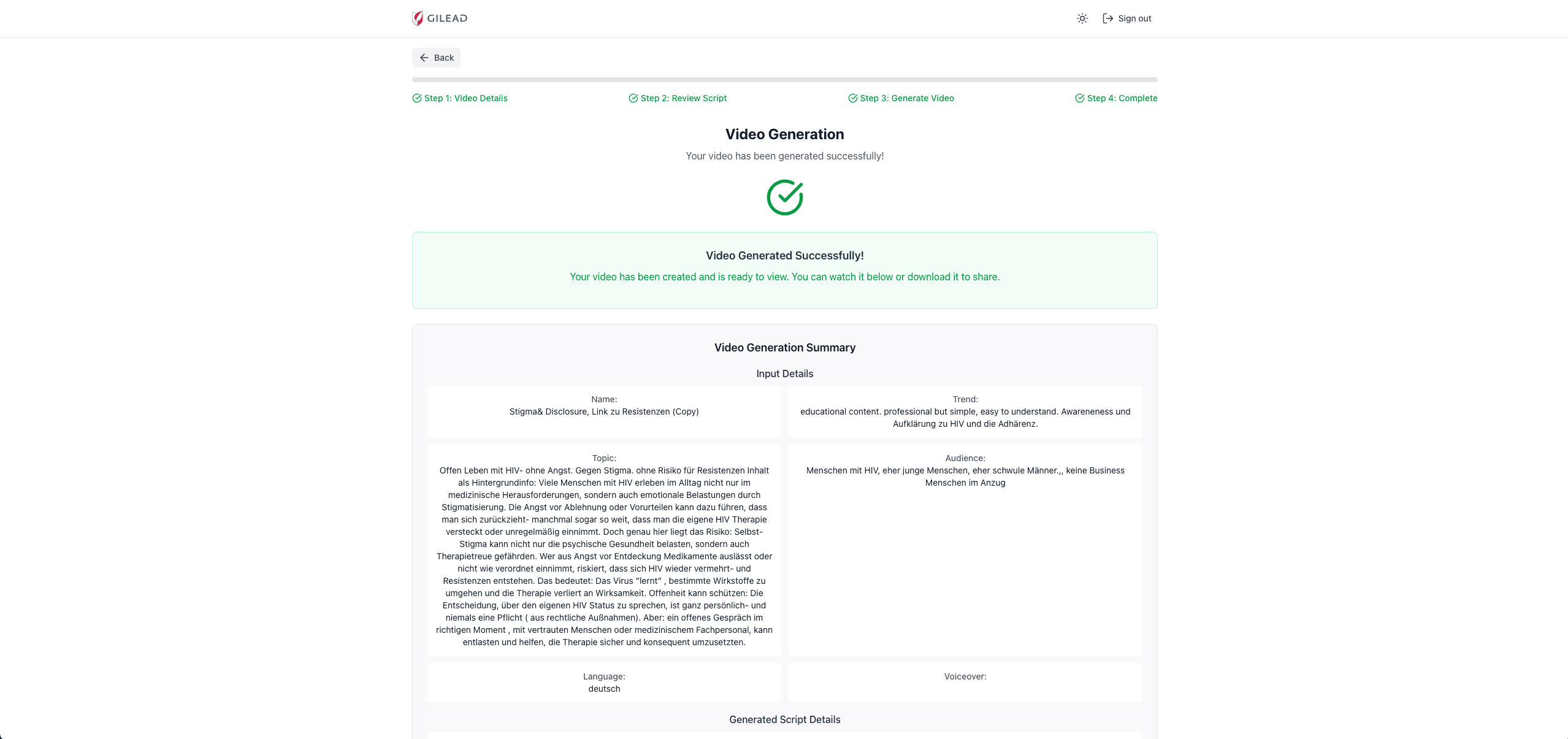 AI social video generator — screenshot 2