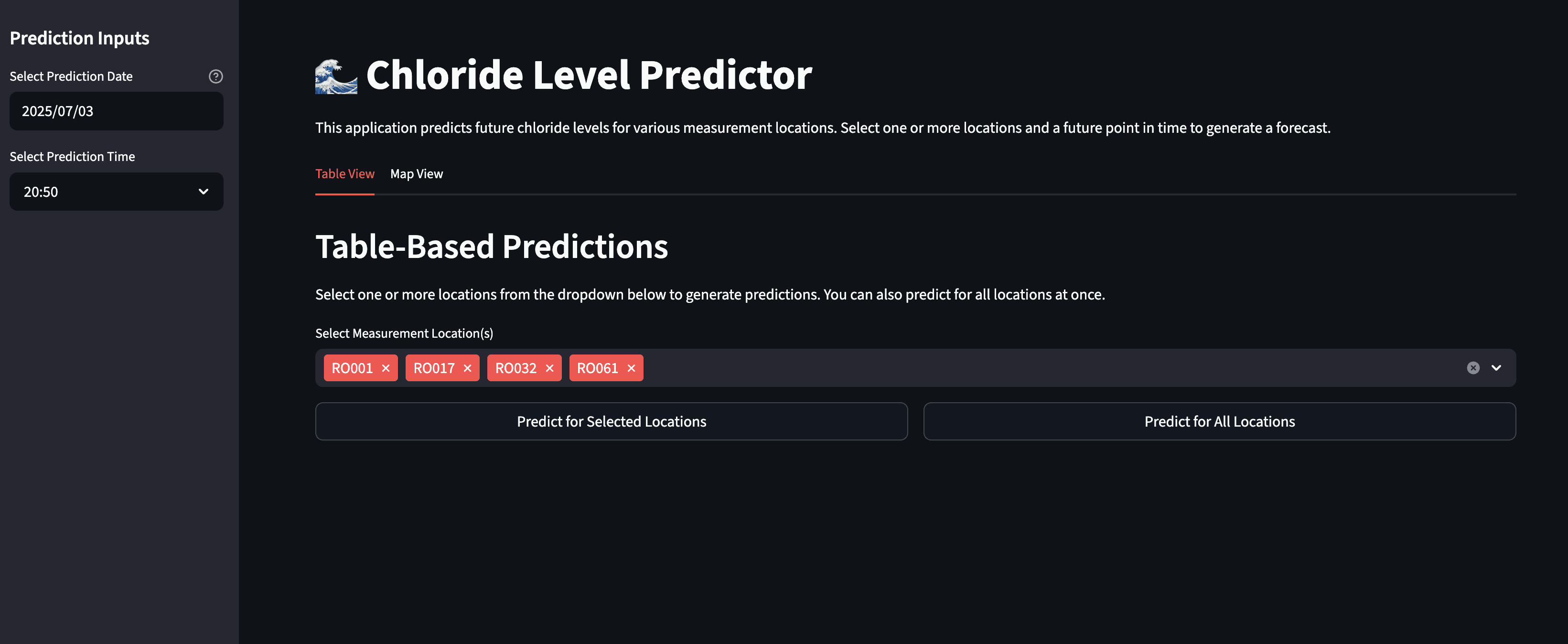 AI water quality prediction for Rijnland — screenshot 1
