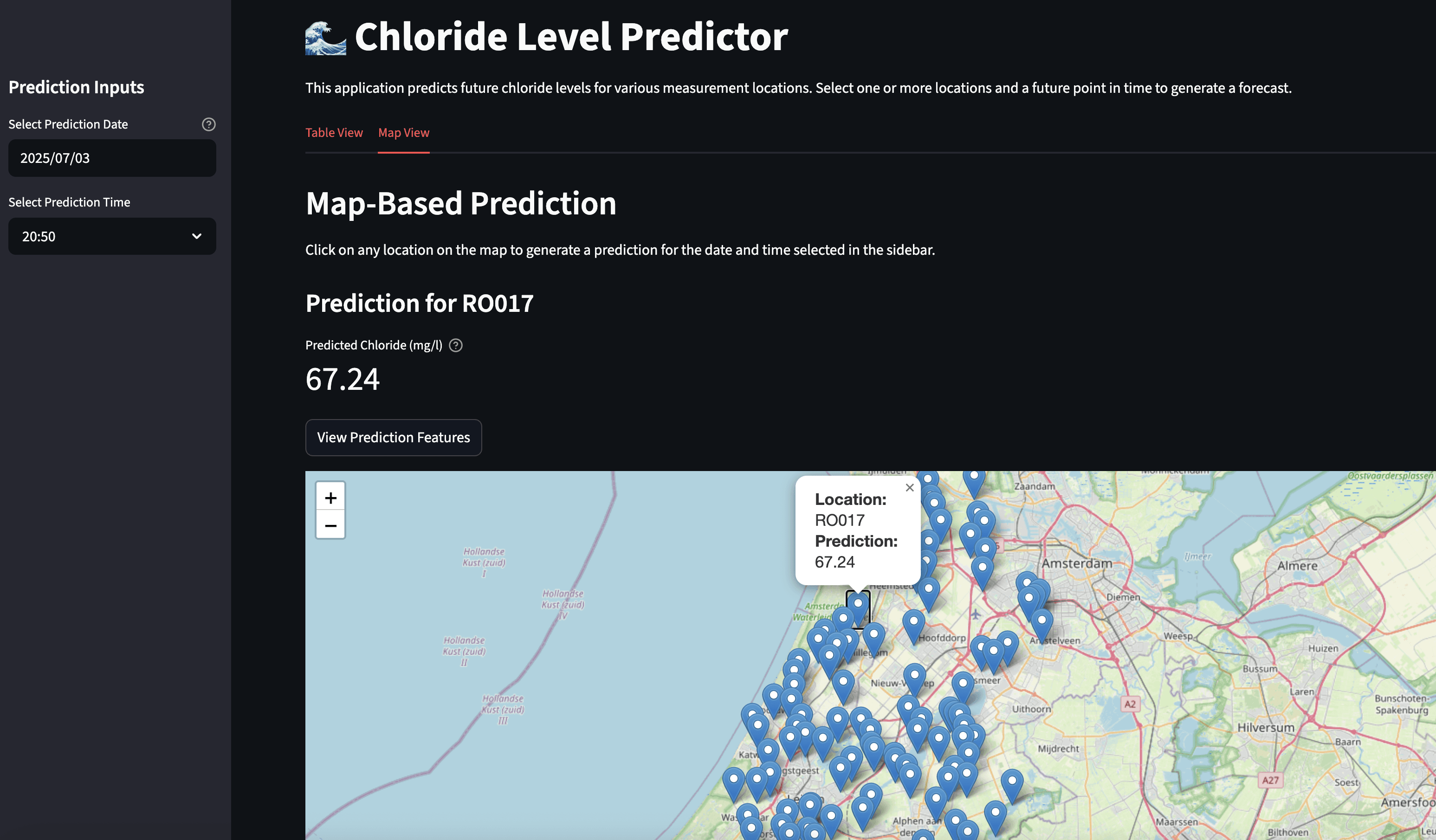 AI water quality prediction for Rijnland — screenshot 3